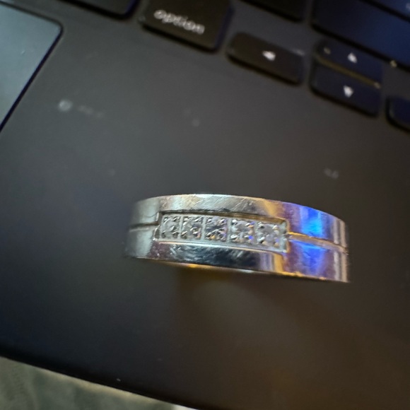 Tungsten 5 Diamond Ring - Picture 7 of 7